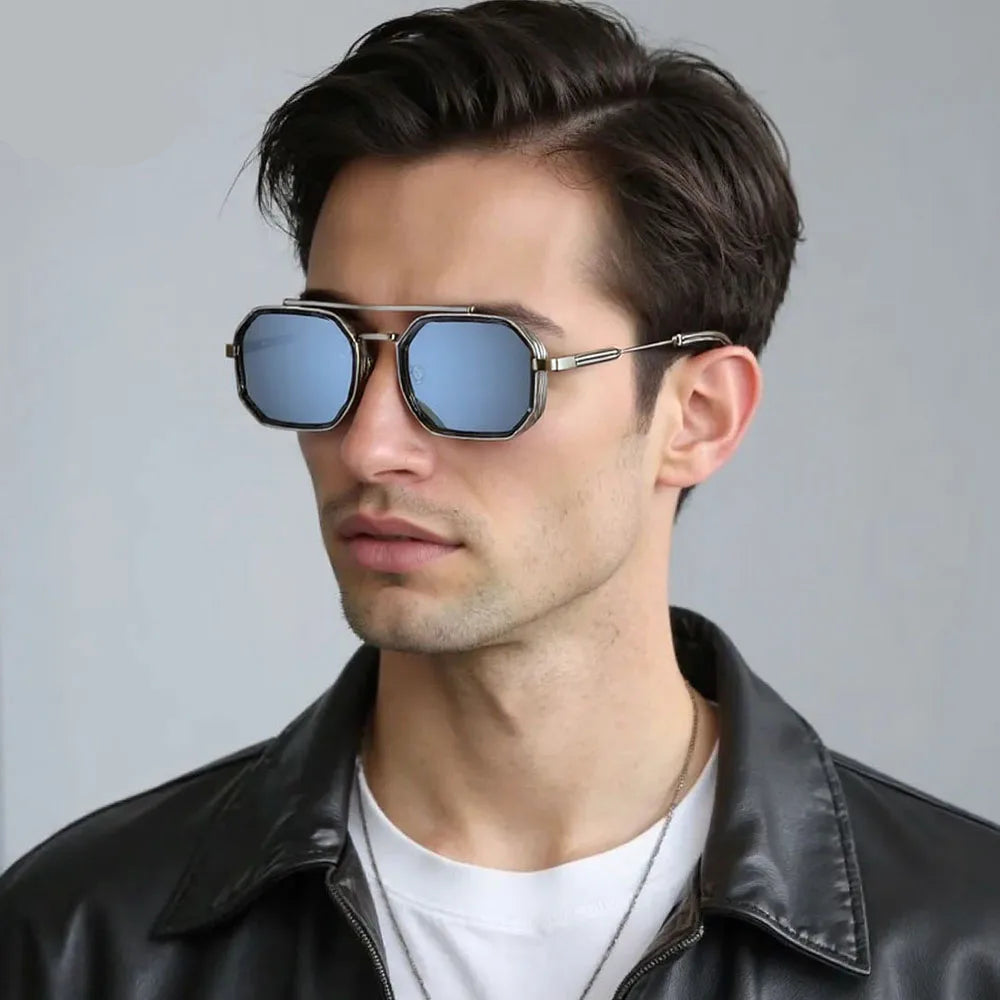 Fjorn Square Aviator Sunglasses